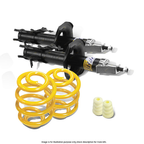 Front Shock Absorbers Lowered King Springs for NISSAN PULSAR N15 Sedan Hatch ABS