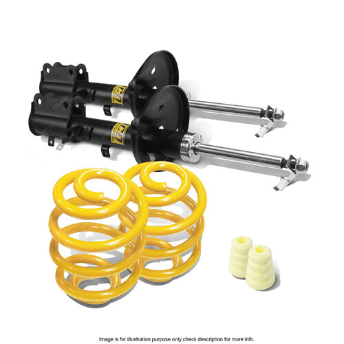 Front Shock Absorbers Lowered King Coil Springs for HOLDEN COMMODORE VZ All