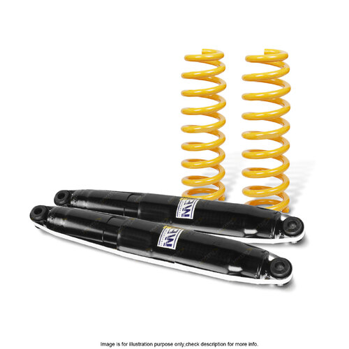 Rear Shock Absorbers Raised King Coil Springs for NISSAN PATHFINDER R51