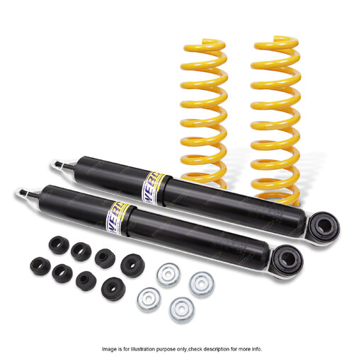 Rear HD Shock Absorbers Raised King Springs for Hyundai Terracan Wagon 7/01-1/07