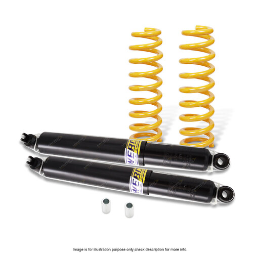 Rear Shock Absorbers Raised King Springs for Jeep Wrangler TJ 4.0L 10/96-2/07