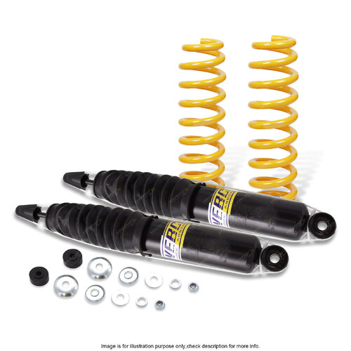 Front Shock Absorbers Raised King Springs for Isuzu D-Max TF 3.0L Ute 2012-2019