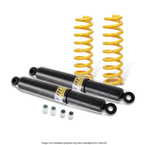 Rear Shock Absorbers Raised King Springs for Suzuki Jimny JA33 SN413 10/98-4/09