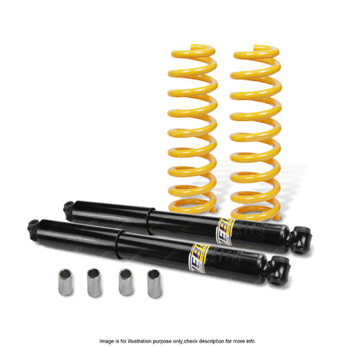 Rear Shock Absorbers Raised King Springs for Nissan Pathfinder WD21 Wagon 86-95