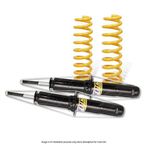 Front Shock Absorbers Raised King Springs for Honda CR-V RD1 Wagon 10/97-11/01