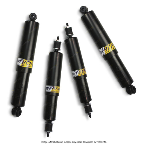 Front + Rear Webco Foam Cell Shock Absorbers for Ford MAVERICK coil sus 88-94