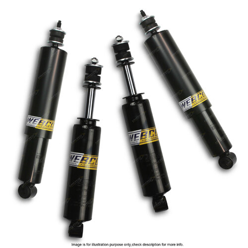 Front + Rear Webco Foam Cell Shock Absorbers for Holden FRONTERA UES 99-04