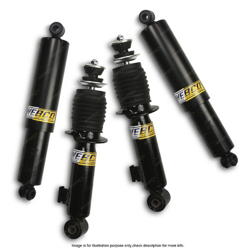 Front + Rear Webco Foam Cell Shock Absorbers for Mitsubishi TRITON MQ Cab 15-ON