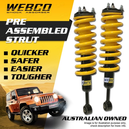 Front 50mm Lift Kit Webco Complete Strut for ISUZU MU-X D-MAX 2012-on