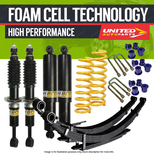 2 Inch 50mm Foam Cell King Coil Lift Kit for Toyota Hilux Revo GUN126R 2.8TD