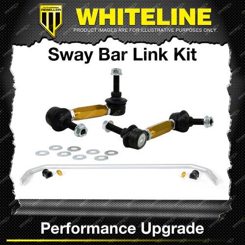 Whiteline Front 27mm Sway Bar + Link Kit for Mazda Rx8 FE 2R 7/2003-7/2012