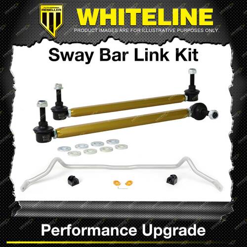 Whiteline Front 24mm Sway Bar + Link Kit for Mazda 3 BK BL 4CYL 2003-2014