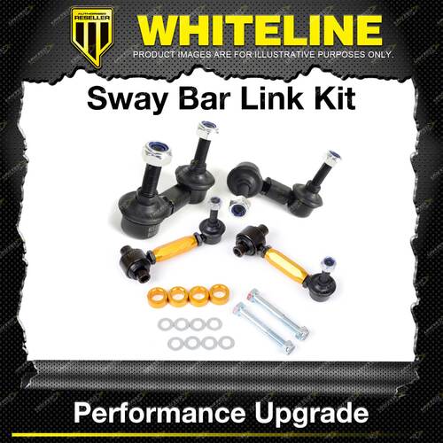 Whiteline Front + Rear Adjustable Sway Bar Link Kit for Land Rover Freelander LR