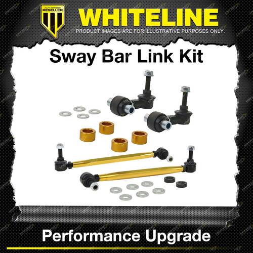 Whiteline F+R Adj Sway Bar Link Kit for Pontiac G8 1ST GEN 6/8CYL 12/2007-6/2009