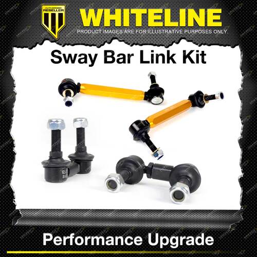 Whiteline F+R Adj Sway Bar Link Kit for Toyota 86 GT-86 ZN6 4CYL 6/2012-On