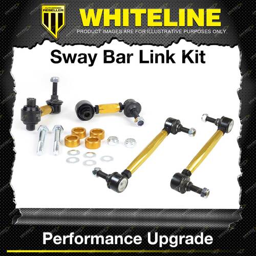 Whiteline Front + Rear Adjustable Sway Bar Link Kit for Hyundai Elantra I30 FD