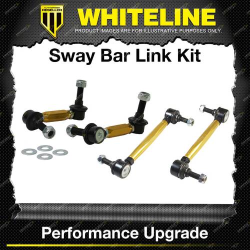 Whiteline Front + Rear Adjustable Sway Bar Link Kit for Nissan Elgrand E51 6CYL