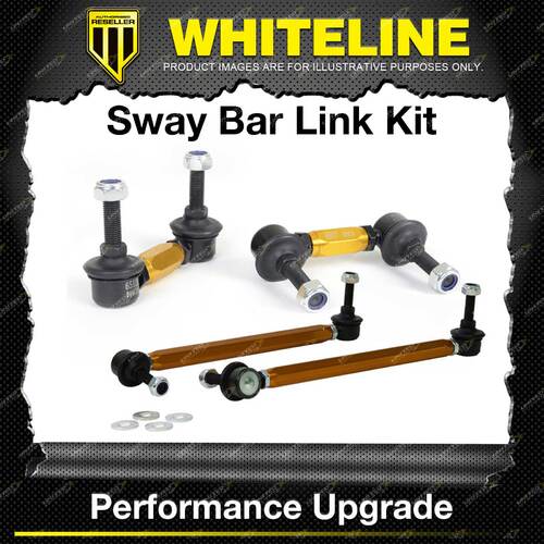 Whiteline Front + Rear Adj Sway Bar Link Kit for Audi A3 S3 8V TT MK3 FV