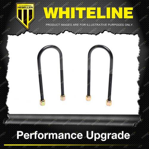 Whiteline Rear Leaf Spring - U Bolt Kit for Chevrolet Colorado RC