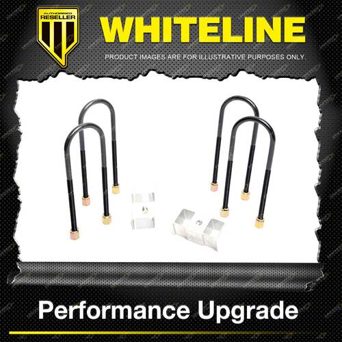 Whiteline Rear 1.5 Inch Lowering Block Kit for Galant GA GB GC GD Lancer Valiant