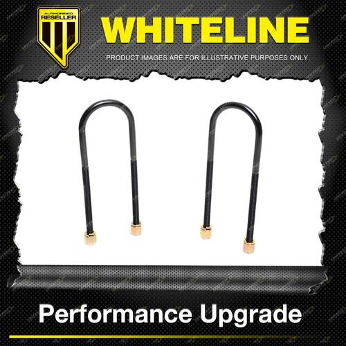 Whiteline Rear Spring U Bolt Kit for Galant GA GB GC GD Lancer LA LB LC Valiant