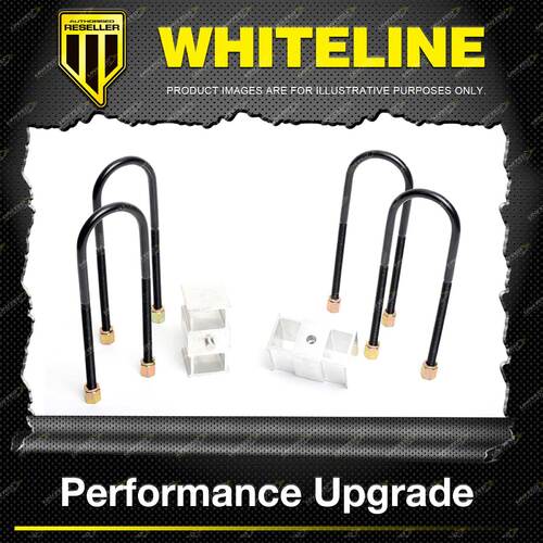 Whiteline Rear 2.5 Inch Lowering Block Kit for Chrysler Lancer LA LB LC Valiant