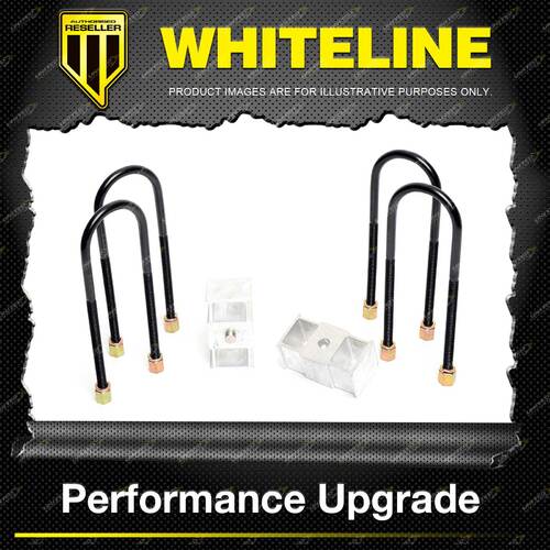 Whiteline Rear 2" Lowering Block - Kit for Ford Capri 1600 3000 GT 2 DOOR