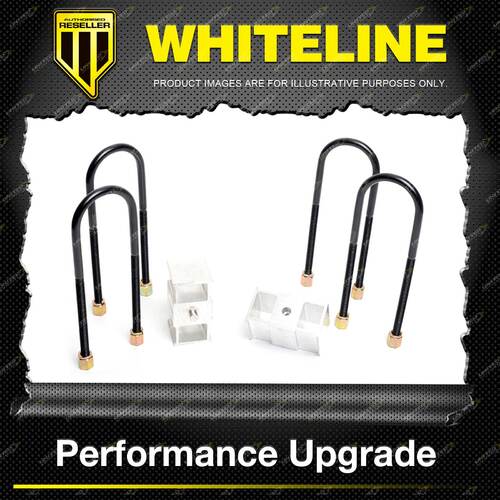 Whiteline Rear 2.5 Inch Lowering Block - Kit for Ford Courier PC PD