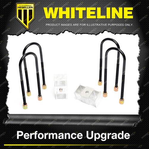 Whiteline Rear 2" Lowering Block - Kit for Fairlane ZA ZB ZC ZD ZF ZG ZH ZJ 6cyl