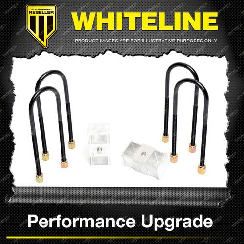 Whiteline Rear 2" Lowering Block Kit for Falcon XE XF XG EA EB ED LTD P5 P6 FC