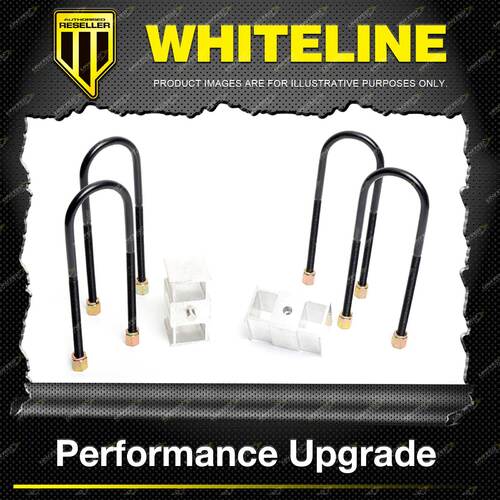 Whiteline Rear 2.5" Lowering Block Kit for Ford Falcon XE XF XG EA EB ED LTD