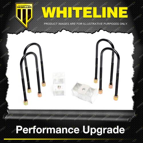 Whiteline Rear 2" Lowering Block - Kit Premium Quality For Ford Falcon EF EL XH