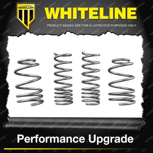 Whiteline Front + Rear Coil Springs - Lowered for Ford Focus LZ RS