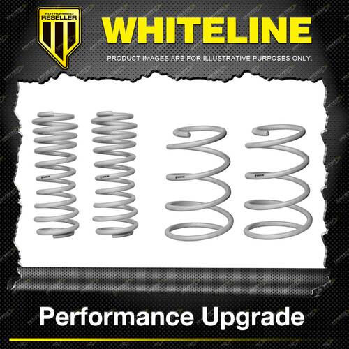 Whiteline Front + Rear Coil Springs - Lowered for Ford Mustang S197