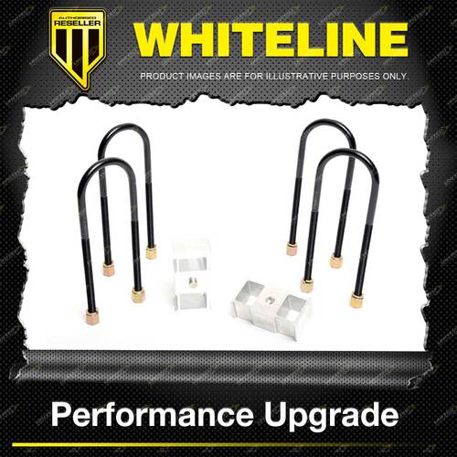 Whiteline 1.5 Inch Rear Lowering Block Kit for Foton Tunland P201 2WD 2012-ON