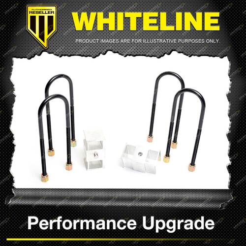 Whiteline Rear 2.5" Lowering Block - Kit for Great Wall Steed V200 V240 Wingle