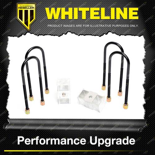 Whiteline Rear 2" Lowering Block Kit for Holden Rodeo KB KB TFR TFS