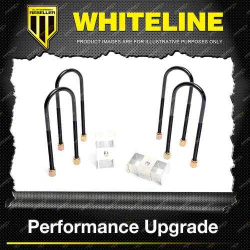 Whiteline Rear 1.5 Inch Lowering Block Kit for Isuzu Pickup Rodeo KB TFR TFS