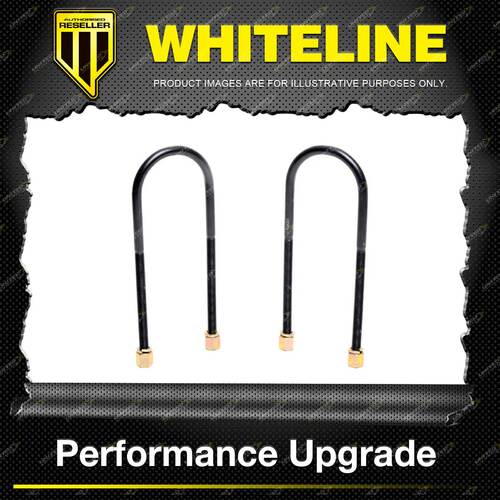 Whiteline Rear Spring - U Bolt Kit for Mazda B2000 2200 UF B2500 2600 BRAVO UF