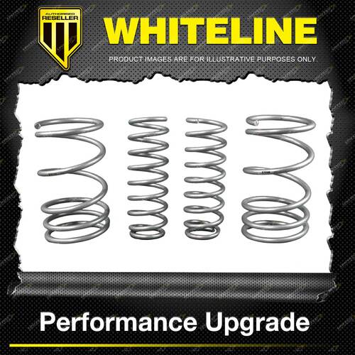 Whiteline Front + Rear Coil Springs - Lowered for Mitsubishi Lancer CJ