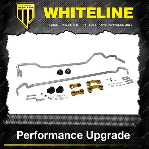 Whiteline Front Rear Sway Bar Vehicle Kit for Subaru Impreza WRX GG MY01 02