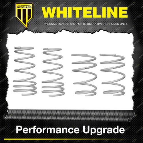 Whiteline 30mm Front Rear Coil Springs Lowered for Subaru Impreza WRX GD GG