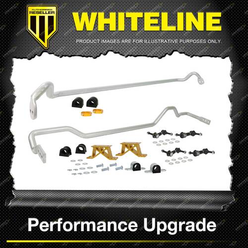 Whiteline F + R Sway Bar Vehicle Kit BSK010M for Subaru Impreza WRX Sti GD GG