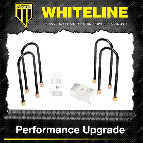 Whiteline Rear 2" Lowering Block Kit for Toyota Hiace LH RZH 103 113 125