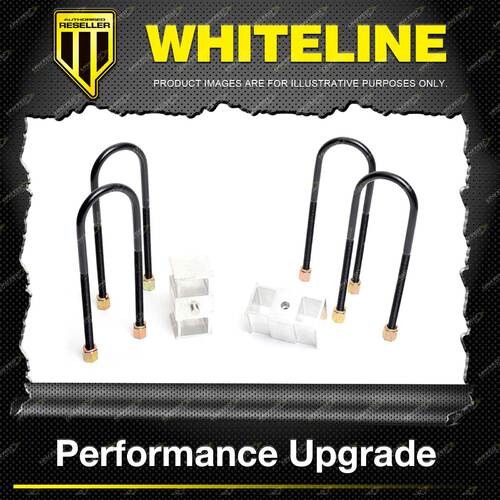 Whiteline Rear 2.5" Lowering Block Kit for Toyota Hilux LN147 RZN147 149 154