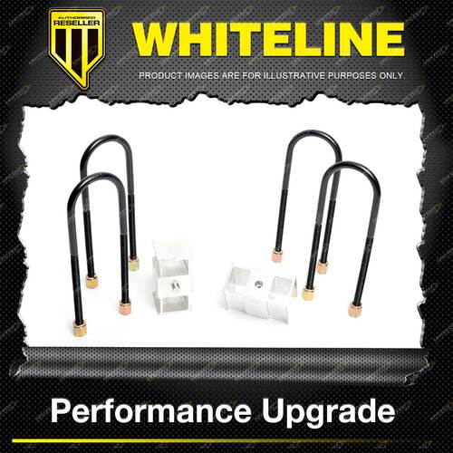 Whiteline Rear 2.5" Lowering Block Kit for Toyota Liteace with 16mm centre bolt