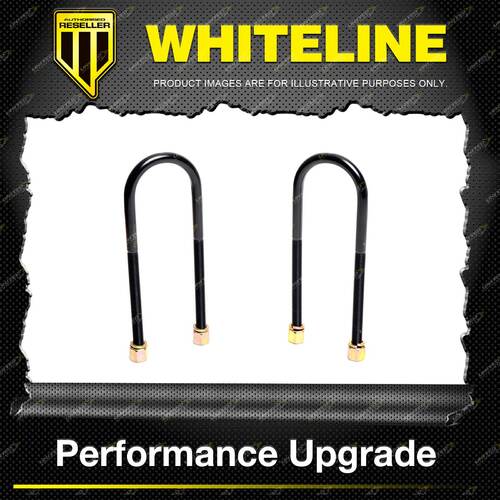 Whiteline Rear Spring U Bolt Kit 14mm for Toyota Liteace CM KM YM