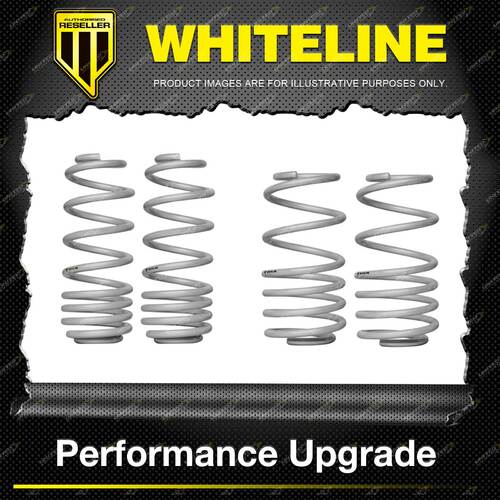 Whiteline Lower 25mm Front 20mm Rear Coil Springs for Volkswagen Golf