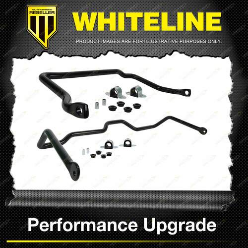 Whiteline Front Rear Sway Bar Vehicle Kit for Toyota Land Cruiser 80 105