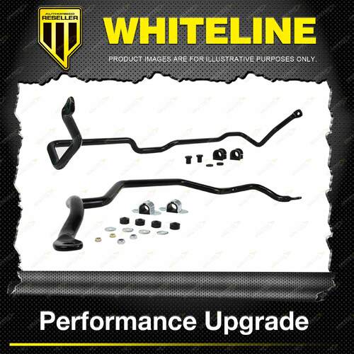 Whiteline Front Rear Sway Bar Vehicle Kit for Toyota Land Cruiser 100 IFS